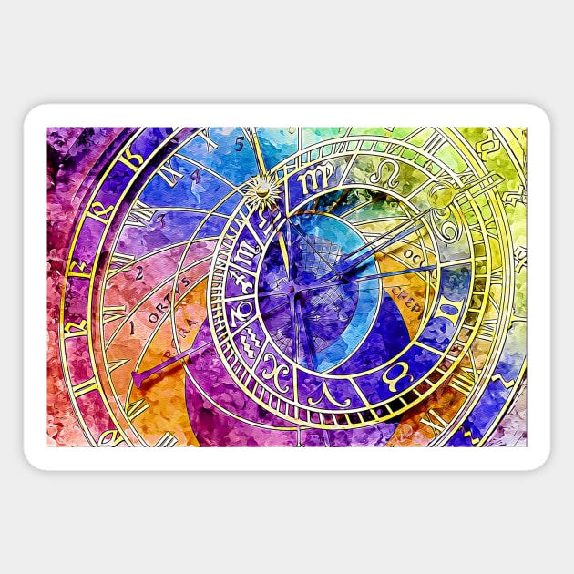 Astronomical Clock Magnet by Alpenglow Workshop